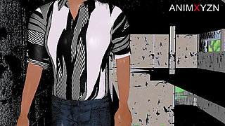 Neha Bhabhi Hot Desi Aunty Gets Drenched in Rain - Hindi Sex Scene with Stepmom