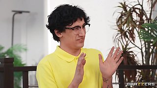 Van Wylde Nerd To Fox While Riding Cock