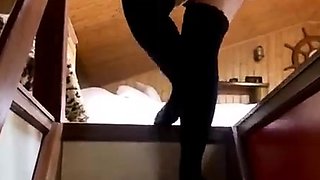 Amateur blond girl with big boobs getting fucked
