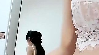 Japanese teen ai aito jerks off a cock