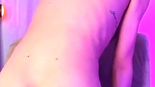 Petite Innocent in Glasses Loses Control: Squirt with Monstrous Dildo